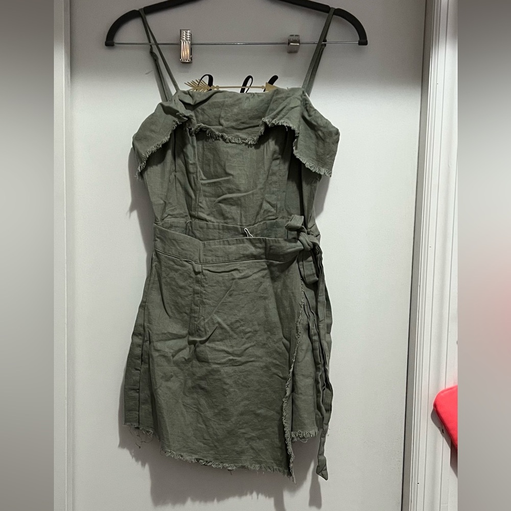 Military Green Romper